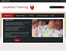 Tablet Screenshot of lockhart-training.com